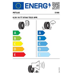 Petlas 6.50-16 Tt 97a6 8pr Td25 Traktör Ön Lastiği (üretim Tarihi:2024)