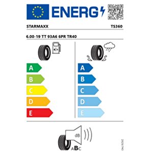 6.00-19 Tt 93a6 6pr Tr40 Tarktör Ön Lastiği (üretim Tarihi:2025)