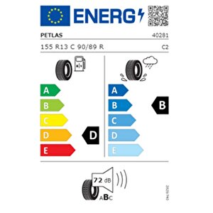 155 R13 C Tl 90/89r 8pr Full Power Plus Pt825 Kamyonet Yaz Lastiği (üretim Tarihi:2025)