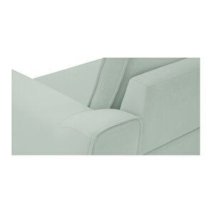 Klem 210 X 290 Köşe Ahşap Ayak - Kadife Çağla Yeşili