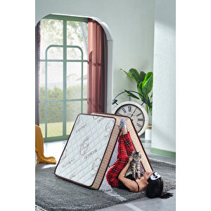 Ultra Deluxe Bej 80x190 Katlanır Yatak, Yer Yatağı, Misafir Yatağı, Kamp Yatağı 80x190 cm