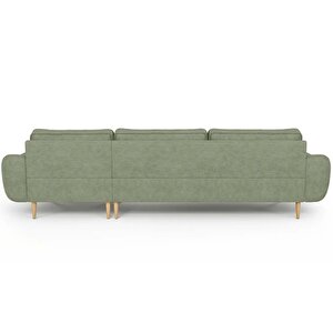 Klem 306 X 171 Köşe Ahşap Ayak - Fitilli Kadife