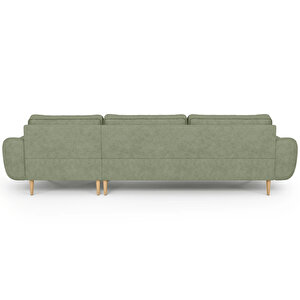 Klem 306 X 171 Köşe Ahşap Ayak - Fitilli Kadife
