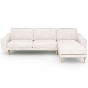 Klem 306 X 171 Köşe Ahşap Ayak - Fitilli Kadife Kemik