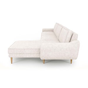 Klem 306 X 171 Köşe Ahşap Ayak - Fitilli Kadife Kemik