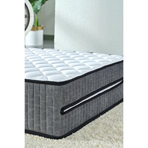 Ultra Deluxe Gri 100x200 Katlanır Yatak, Yer Yatağı, Misafir Yatağı, Kamp Yatağı