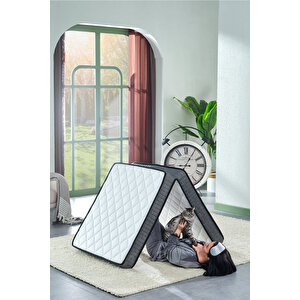 Ultra Deluxe Gri 80x190 Katlanır Yatak, Yer Yatağı, Misafir Yatağı, Kamp Yatağı 80x190 cm