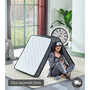 Ultra Deluxe Gri 70x180 Katlanır Yatak, Yer Yatağı, Misafir Yatağı, Kamp Yatağı 70x180 cm