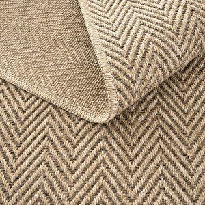 Cool Halı Mocha 671 Kahve Halı Kilim Mutfak Koridor Yolluk Jüt Hasır Görünüm Dokuma Makine Halı