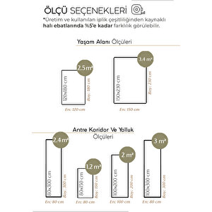 Cool Halı Glenn 605 Beyaz Banyo Halısı Antre Hol Halısı Hasır Dokulu Banyo Paspası Mutfak Halısı