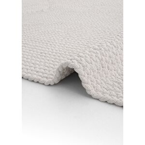 Cool Halı Glenn 605 Beyaz Banyo Halısı Antre Hol Halısı Hasır Dokulu Banyo Paspası Mutfak Halısı