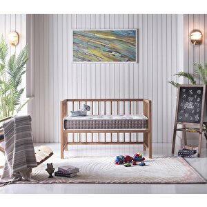 Bamboo 70x130 Park Yatak Bebek Yatağı Beşik Yatağı (Ölçü Seçenekli) 70x130 cm