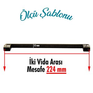 Metal Eskitme Antik Sarı 224 Mm Mobilya Mutfak Çekmece Dolap Dolabı Kulpu Kulbu Kulpları Oval