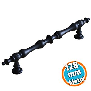 Mobilya Kulp Mutfak Dolabı Çekmece Dolap Kulpları Kapak Kulpu Kulbu Siyah 128 Mm Metal