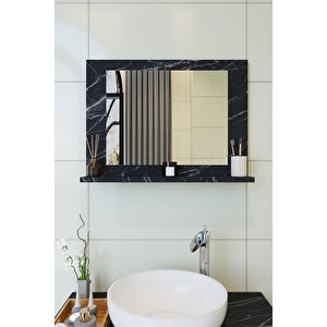 Yakut Dresuar,60x45 Mermer Raflı Banyo Aynası
