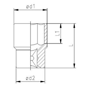 İzeltaş 5 Mm Lokma Anahtar Altı Köşe 1/4" 1107 06 0005