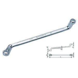 İzeltaş İki Ağız Anahtar Yıldız 34x36 Mm 0430 03 3436