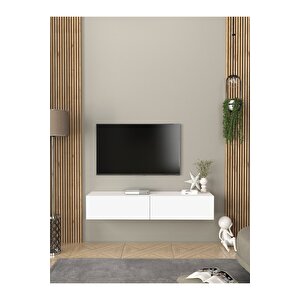 Jorah Tv Sehpası 135 Cm Beyaz