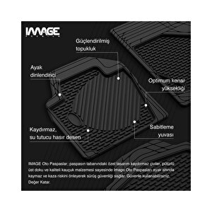 10 Mm Mercedes C Universal New Generation Pro Mat With 5d Pool Beigesi W206 2022 Ile Uyumlu 5d Havuzlu Üni̇versal Paspas Bej