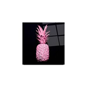 Ananas Cam Tablo | Hediyelik, Dekoratif, Ofis, Mutfak 60x60 cm