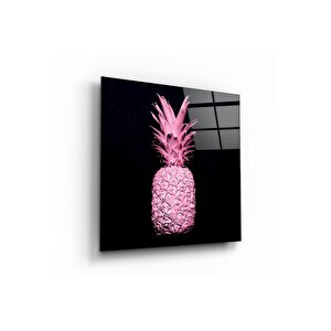 Ananas Cam Tablo | Hediyelik, Dekoratif, Ofis, Mutfak 40x40 cm