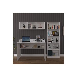 Çalışma Masası Seti Çmt001 Beyaz