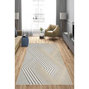 Makinede Yıkanabilir Leke Tutmaz  orange Deko Deri Kaymaz Taban Modern Salon Saçaksız Halı A188