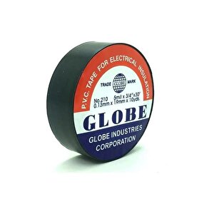 Globe Izole Bant Si̇yah Elektri̇k Bandi 19 Mm X 10 Metre 1 Adet