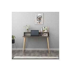 Ronas Ahşap Ayaklı Çalışma Masası Ceviz Ceviz