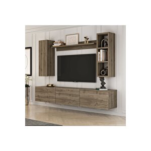 Tiger 180 Cm Raflı Tv Ünitesi Ceviz Ceviz
