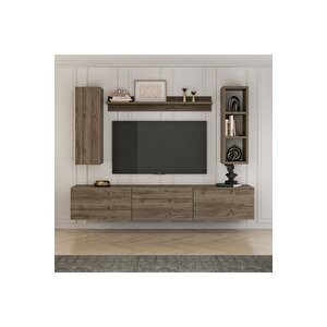 Tiger 180 Cm Raflı Tv Ünitesi Ceviz Ceviz
