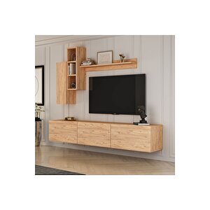 Tiger 180 Cm Raflı Tv Ünitesi Atlantik Çam