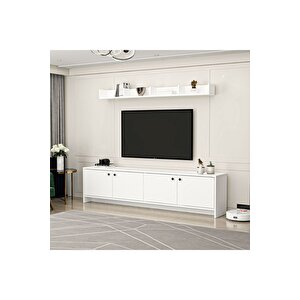 Di Tv Ünitesi 180 Cm Beyaz Beyaz