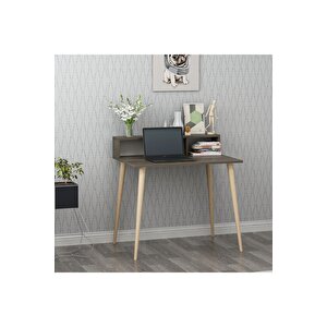 Ronas Ahşap Ayaklı Çalışma Masası Ceviz 90cm Ceviz Safirmeşe Ceviz-Safirmeşe