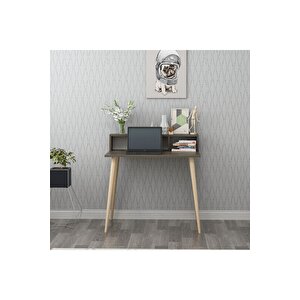 Ronas Ahşap Ayaklı Çalışma Masası Ceviz 90cm Ceviz Safirmeşe Ceviz-Safirmeşe