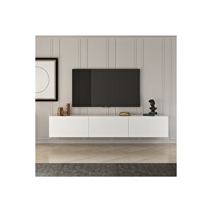 South Tv Ünitesi 180 Cm Beyaz Beyaz