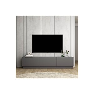 West 150 Cm Bazalı Tv Sehpası Antrasit Antrasit
