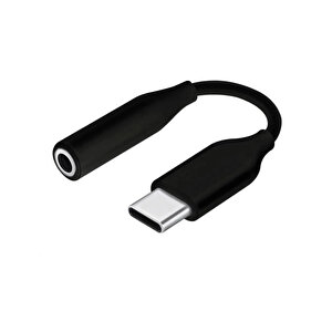 UC10 Type-C to 3.5mm Jack Dönüştürücü Adaptör Siyah İthalatçı Garantili