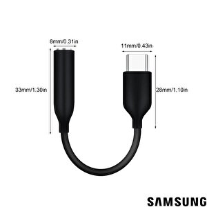 UC10 Type-C to 3.5mm Jack Dönüştürücü Adaptör Siyah İthalatçı Garantili