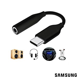 UC10 Type-C to 3.5mm Jack Dönüştürücü Adaptör Siyah İthalatçı Garantili