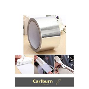 Özel Suya Sıcaklığa Dayanıklı Tamir Soba Boru Yama Alüminyum Yanmaz Folyo Bant 44mm 10mt - 2 Adet