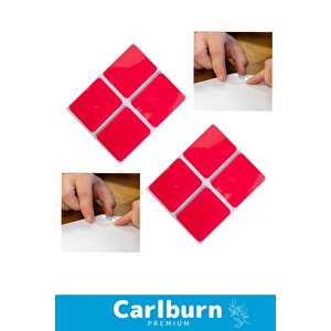Özel Seri Ekstra Güçlü Pe Köpük Esaslı Çift Taraflı Hazır Kesilmiş 25x30mm Asma Bant 36 Adet