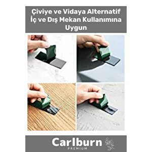 Süper Güçlü İz Bırakmayan Elastik Yapılı Çift Taraflı 48mm - 10 Metre Akrilik Köpük Bant - 2 Adet