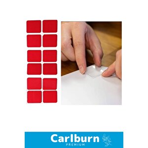 Özel Seri Ekstra Güçlü Pe Köpük Esaslı Çift Taraflı Hazır Kesilmiş 25x30mm Asma Bant 12 Adet