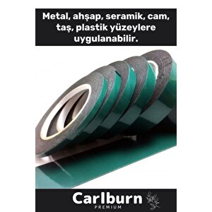 Süper Güçlü İz Bırakmayan Elastik Yapılı Çift Taraflı 10mm - 10 Metre Akrilik Köpük Bant - 1 Adet