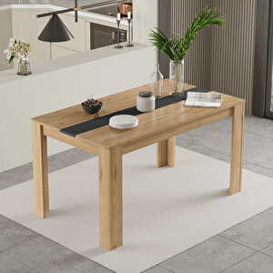 Lena Yemek Masası 140x80 Sepet-antrasit