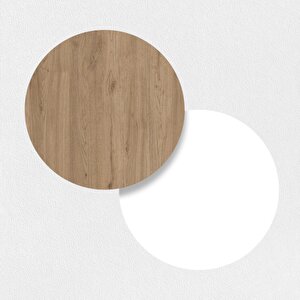 Robin Home Lena Yemek Masası 80x80 Sepet-beyaz