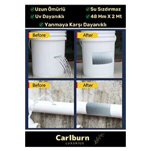 Süper Güçlü Su Geçirmez Sızdırmaz Mavi Renk Çok Amaçlı Tamir İzolasyon Bandı 48mm X 10m - 10 Adet