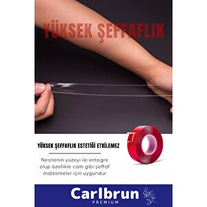 Ekstra Güçlü Hava Su Sızdırmaz İzolasyon  Çok Amaçlı Çift Taraflı Silikon Bant 18mm X 1.5m - 2 Adet