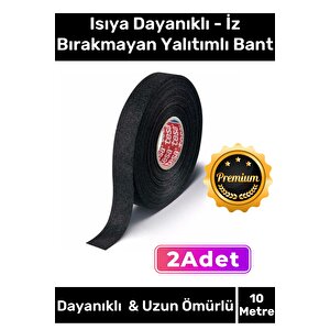 Premium Isıya Dayanıklı Aşınma Direnci Kalıntı Bırakmayan Alev Geciktirici 10mt Yalıtım Bant 2 Adet